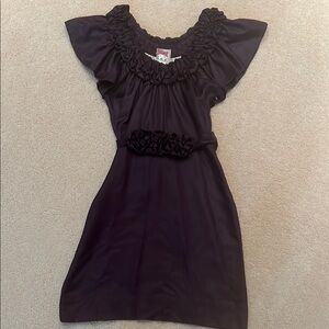 Yoana Baraschi magenta Ruffled Dress